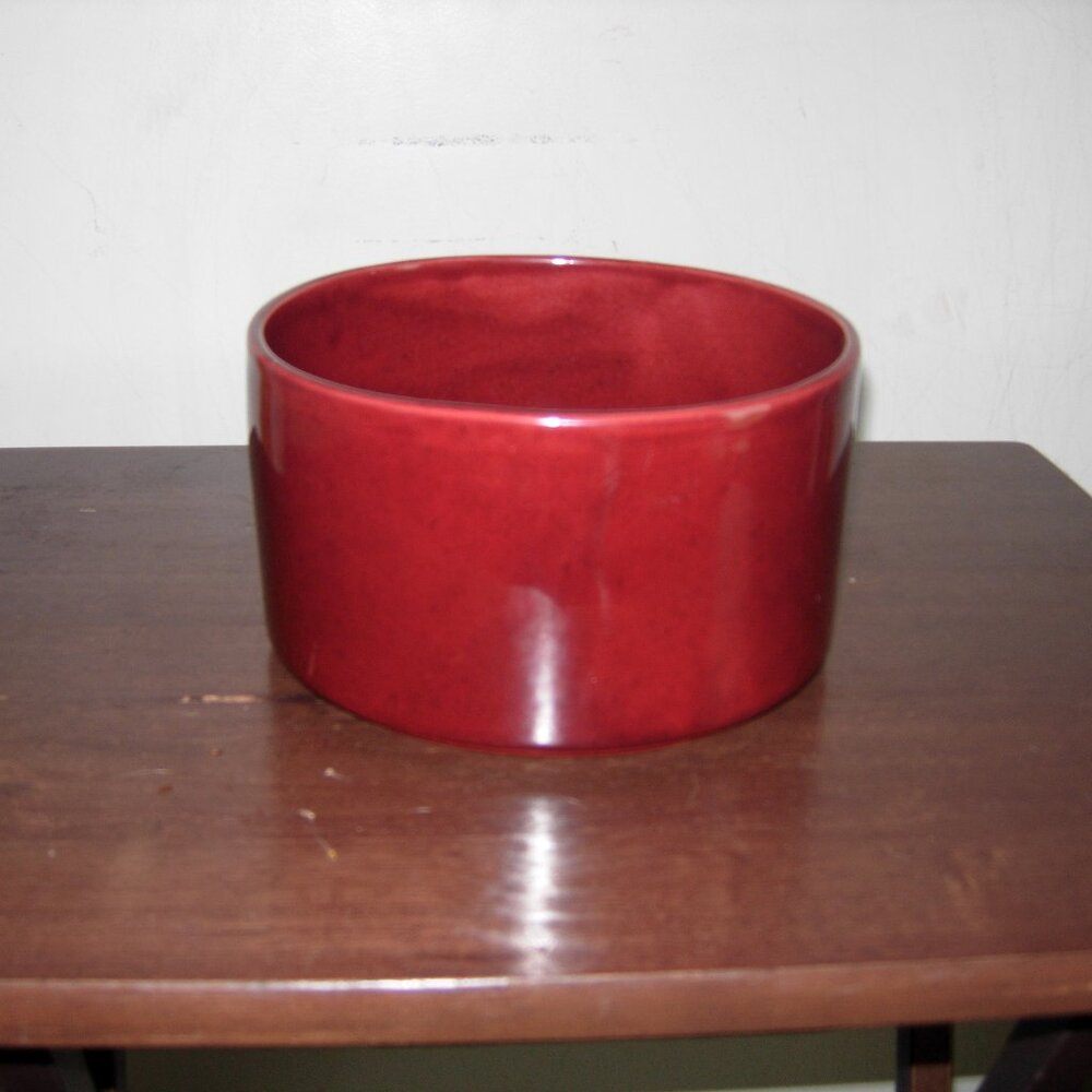 Vintage Red Haeger Pottery Planter 8607